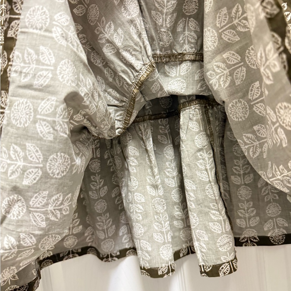 Pinch Green Pattern Dress - Picture 7 of 12